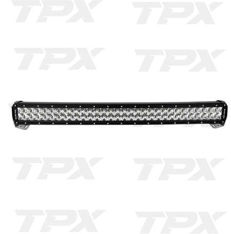 30" LED Light Bar Str. Chrome Series, Dbl Row, Combo Flood/Beam 180W 16,200 Lum