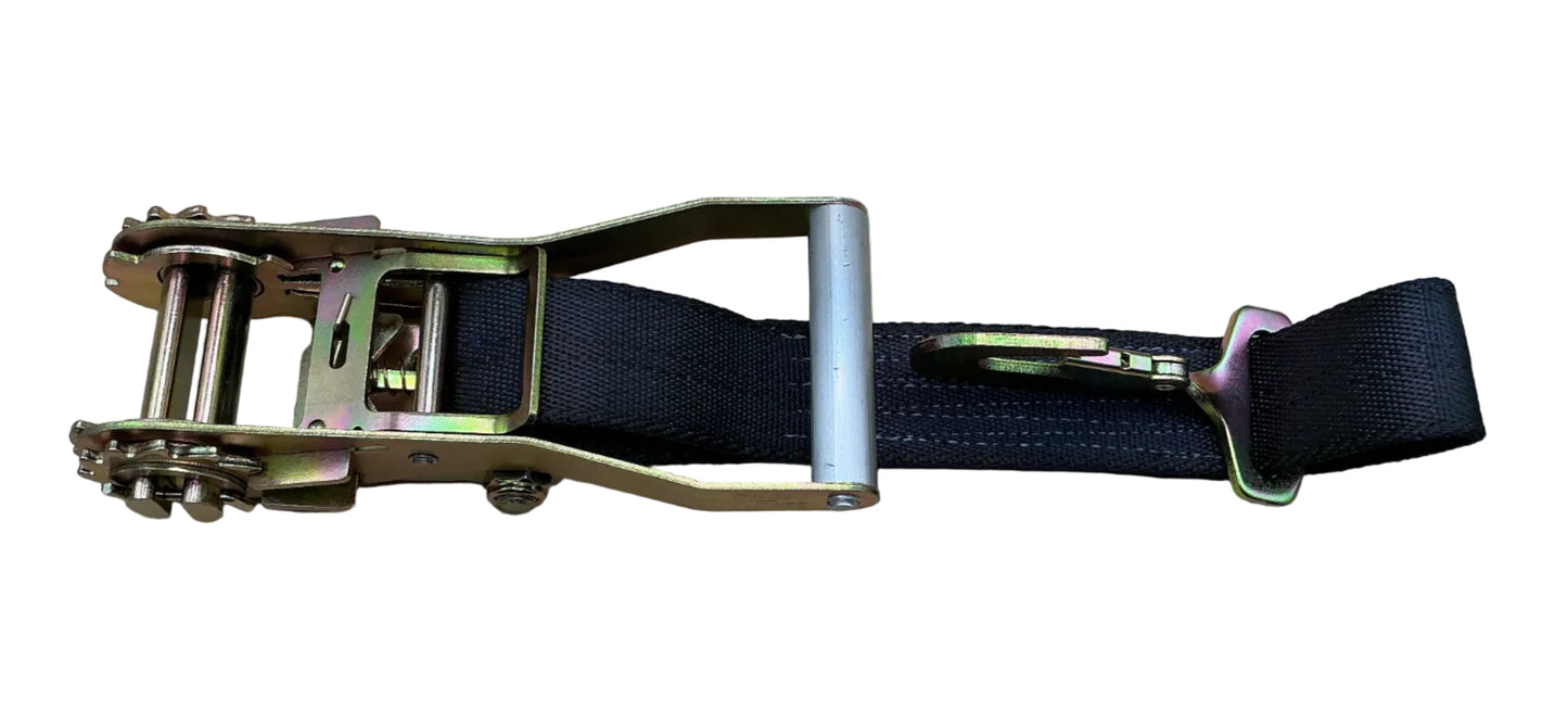 2"X3' SpinFree Ratchet Fixed End  w/TSH (BLACK WEB)