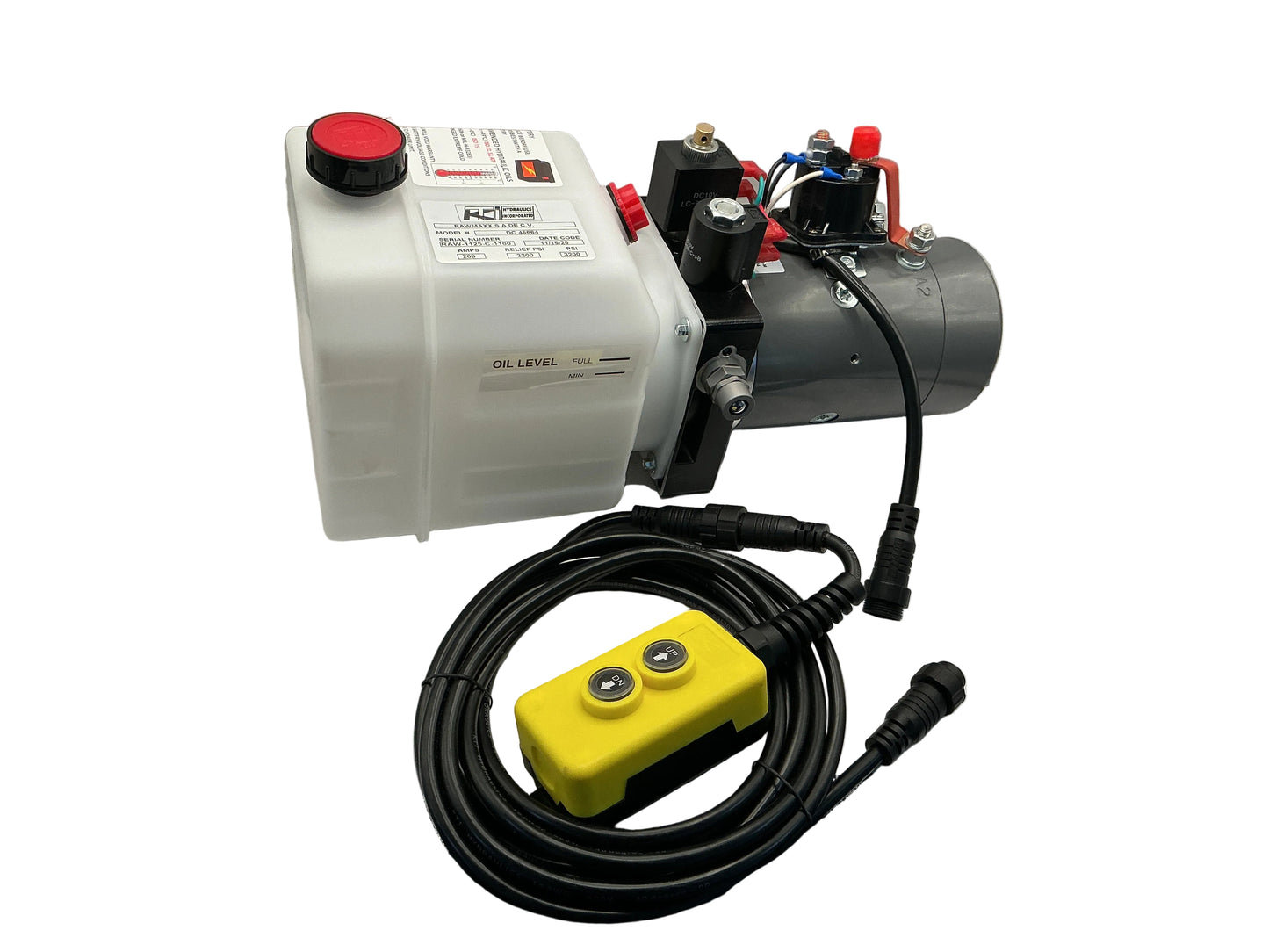 HYD PUMP DBL ACTING 4-BUTTOM 6QT