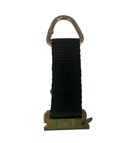 6"ROPE TIE OFF WITH SPRING E-FITTING & D-RING