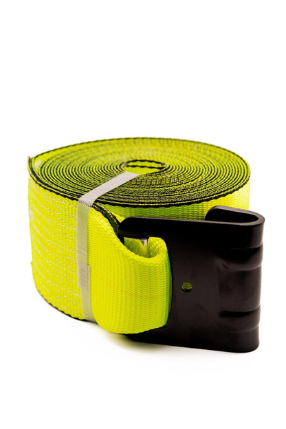 4"x30' WINCH STRAP WITH FLAT HOOK