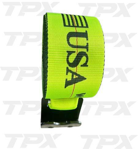 4"x30' WINCH STRAP WITH FLAT HOOK