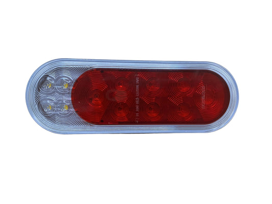 LED LIGHT WHITE W/BACKUP 4.5"