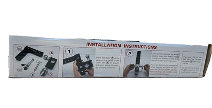 (WSF)AERO HITCH 8IN DROP HITCH WITH 2IN SHANK 12.5K BLACK