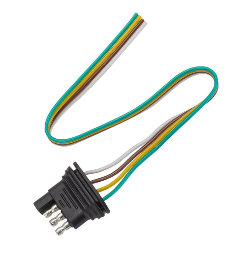 4 WAY FLAT CONNECTOR MALE END ONLY