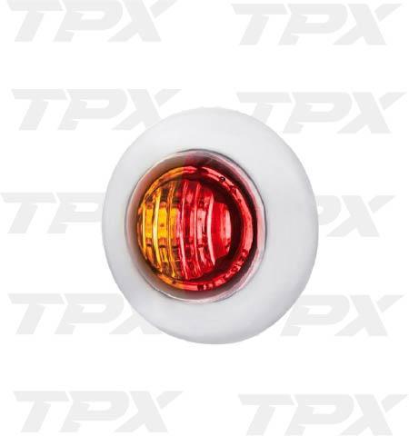 LIGHT LED CLEARANCE 3/4" DUAL AMBER/RED