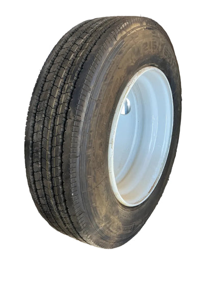 WHITE DUAL HD  215/75 R17.5 18 PLY W/RANIER TIRE