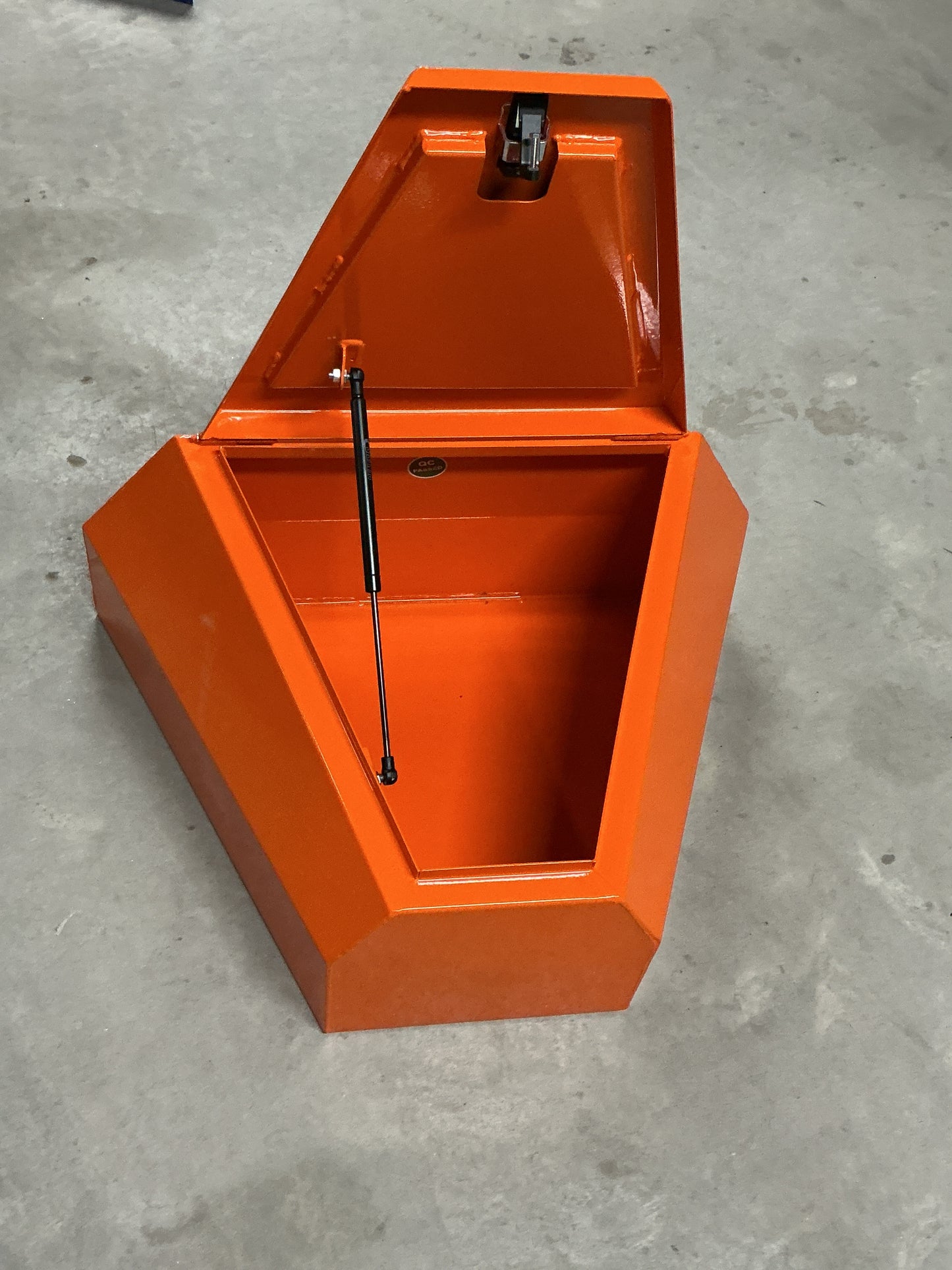 Toolbox for UTX 83" Wide RawMaxx Trailer ORANGE