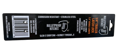 BulletPROOF 1/4" tRAILER lATCH Lock