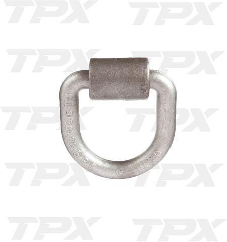 Forged 3/4" weld-on lashing ring, 26,500lb capacity ,plain