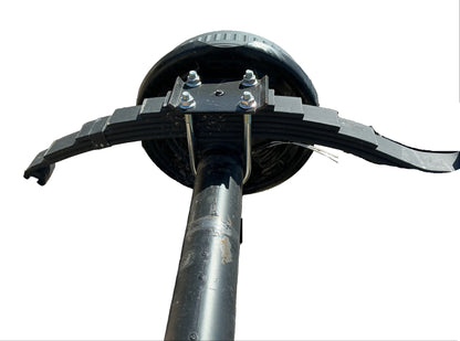 7K 95HF 80SC   ELECTRIC BRAKES AXLE W/SPRING LEAFS 865