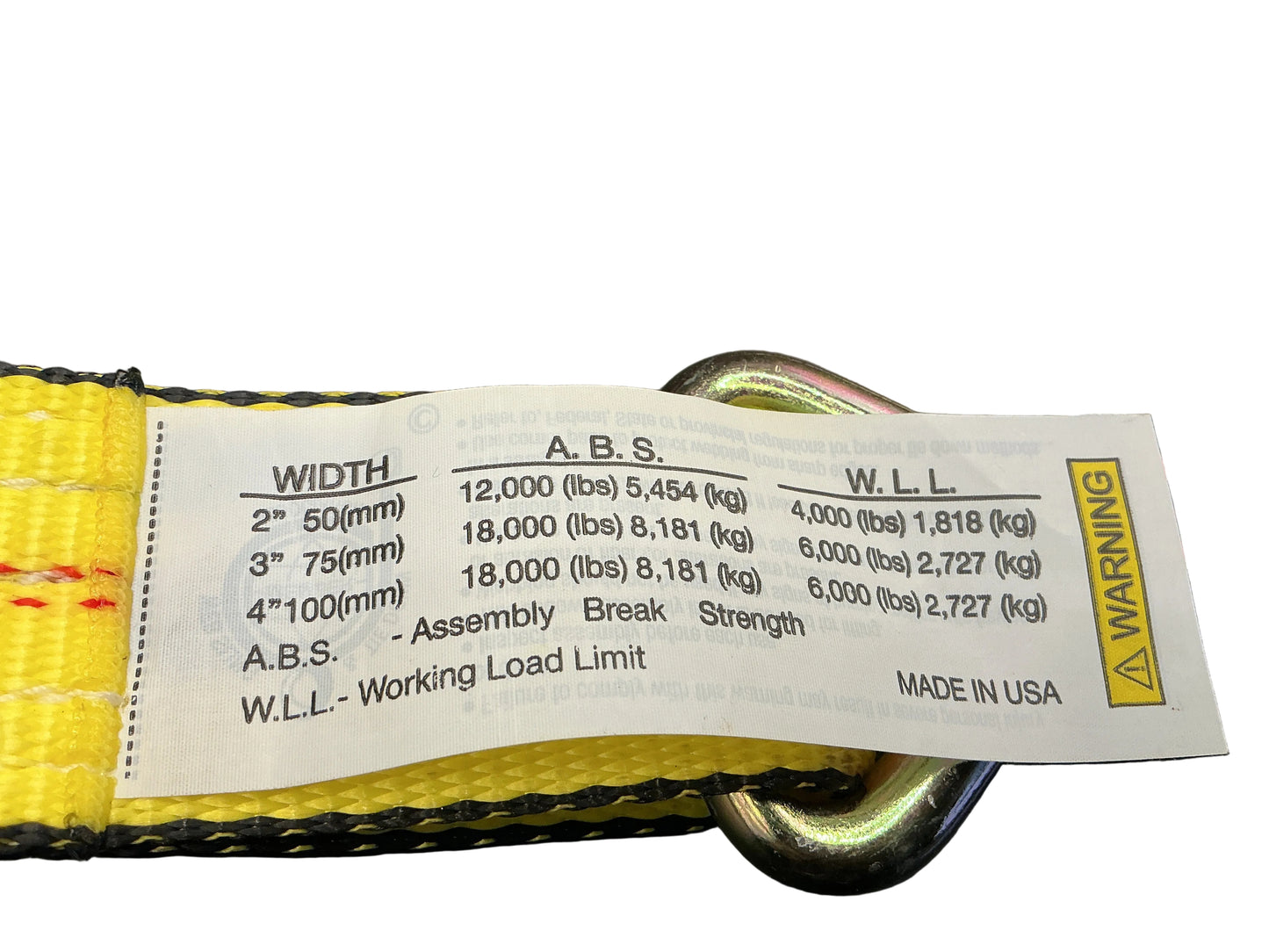 2" X 18" SPIN FREE RATCHET WITH WIRE HOOK