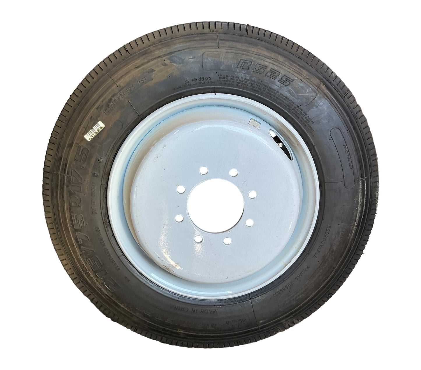 WHITE DUAL HD  215/75 R17.5 18 PLY W/RANIER TIRE