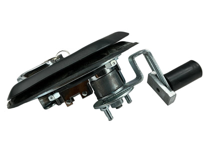 STEALTH COMPRESSION LATCH, BLACK PAN, CHROME T-HANDLE