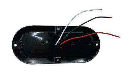 LED LIGHT AMBER 6" OVAL SURFACE KIT