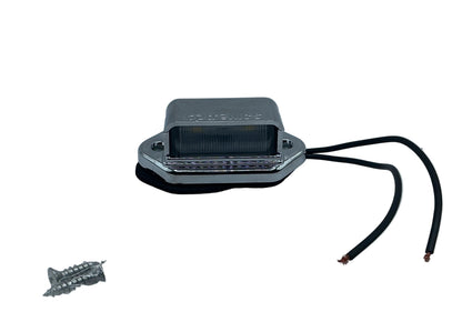 LED LICENSE PLATE LIGHT MINI CHROME 2 DIODES
