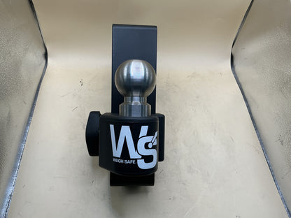 (WSF) TONGUE WEIGHING ADJ BALL MOUNT  8IN DROP- 2IN SHANK BLACK 15K