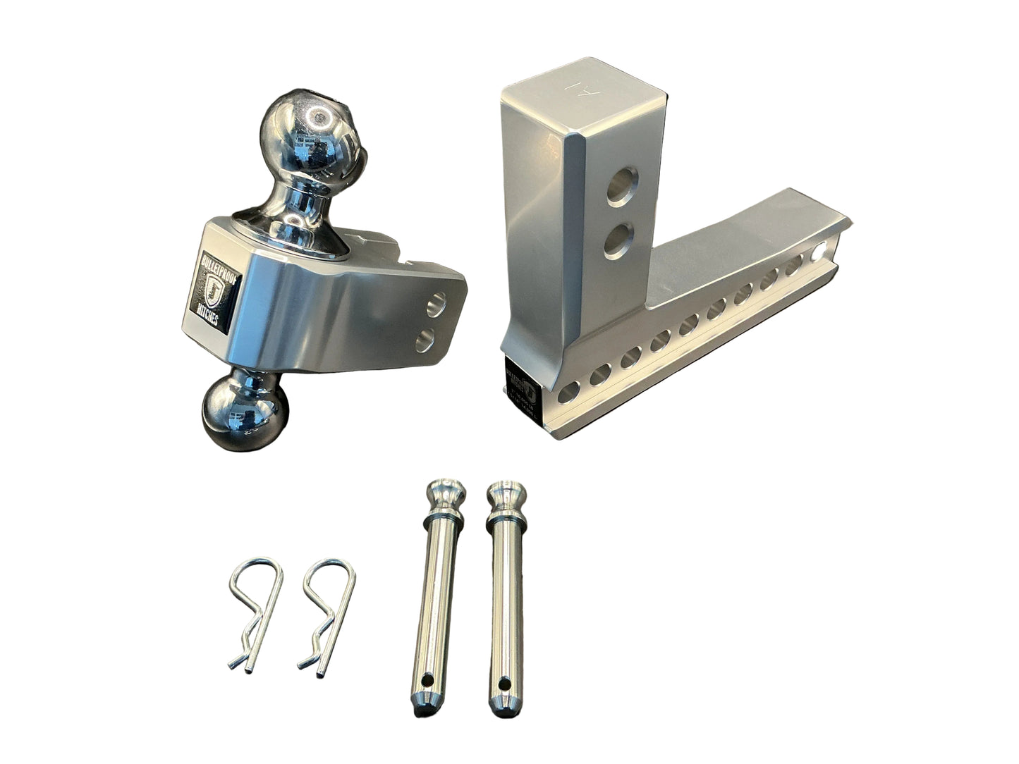 2.5" Aluminum Medium Duty 6" Drop/Rise Hitch