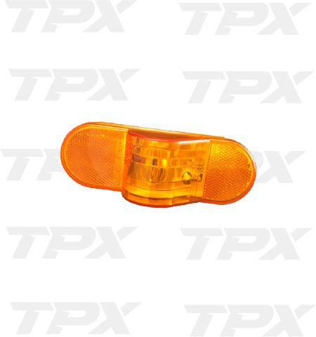 MID MT 6IN OVAL AMBER LED INDICATOR