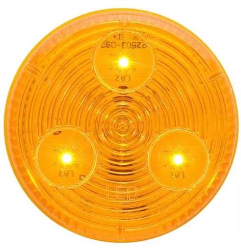 LED AMBER MARKER/CLEARANCE 2.5 ROUND