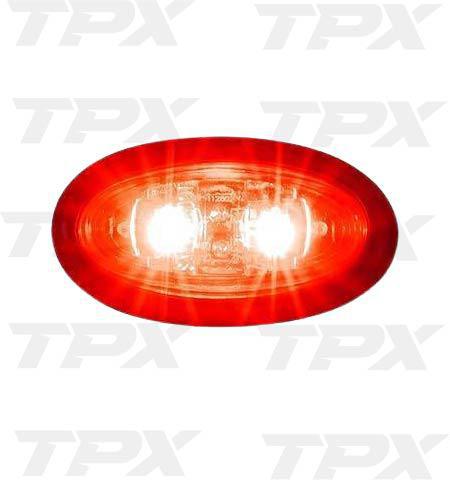 LED, Red Clear Lens, S26 Clearance Light