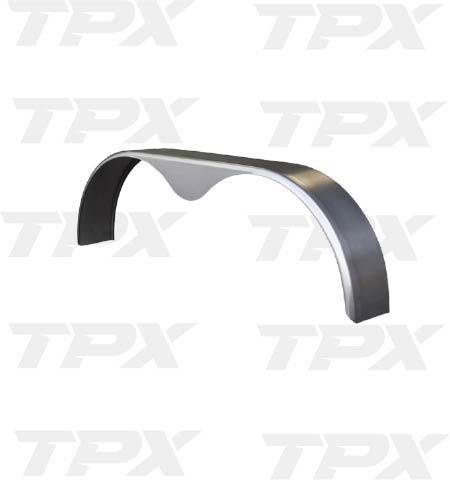 Fender STEEL, Tandem Axle, Teardrop, 9" W x 72" L x 20.50" H