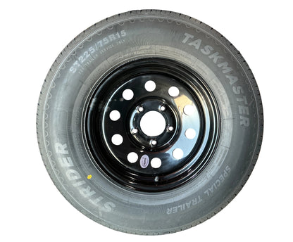 STRIDER 225/75 R15 10PLY BLACK MOD 15X6 6 ON 5.5
