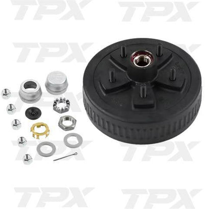 PRE-GREASED BOXED HUB & DRUM KIT FOR 3.5K 1.720" SEAL