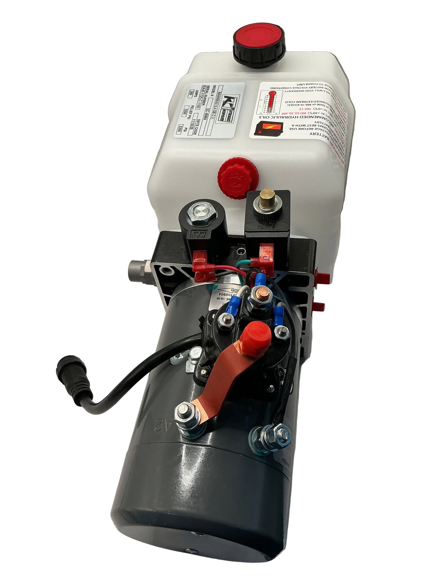 HYD PUMP DBL ACTING 4-BUTTOM 6QT