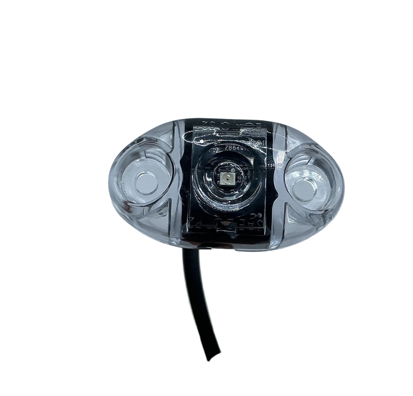 LED 2" OVAL RED SIDEMARKER, SURFSCE MNT