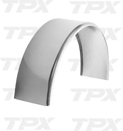FENDER ALUMINUM SINGLE AXLE ROUND FOR HAULMARK AND WELLS CARGO 10x34x18