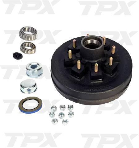 HUB DRUM KIT PRE-GREASED 12X2 7K