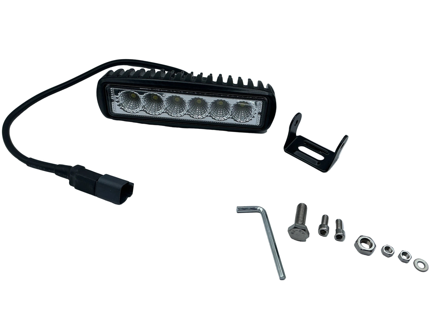 6"LED Light Bar 18w flood 2,880 lumens
