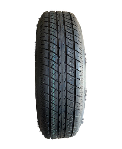 SILVER MOD. 205/75 R14 6PLY 5 on 4.5 W/RAINIER TIRE