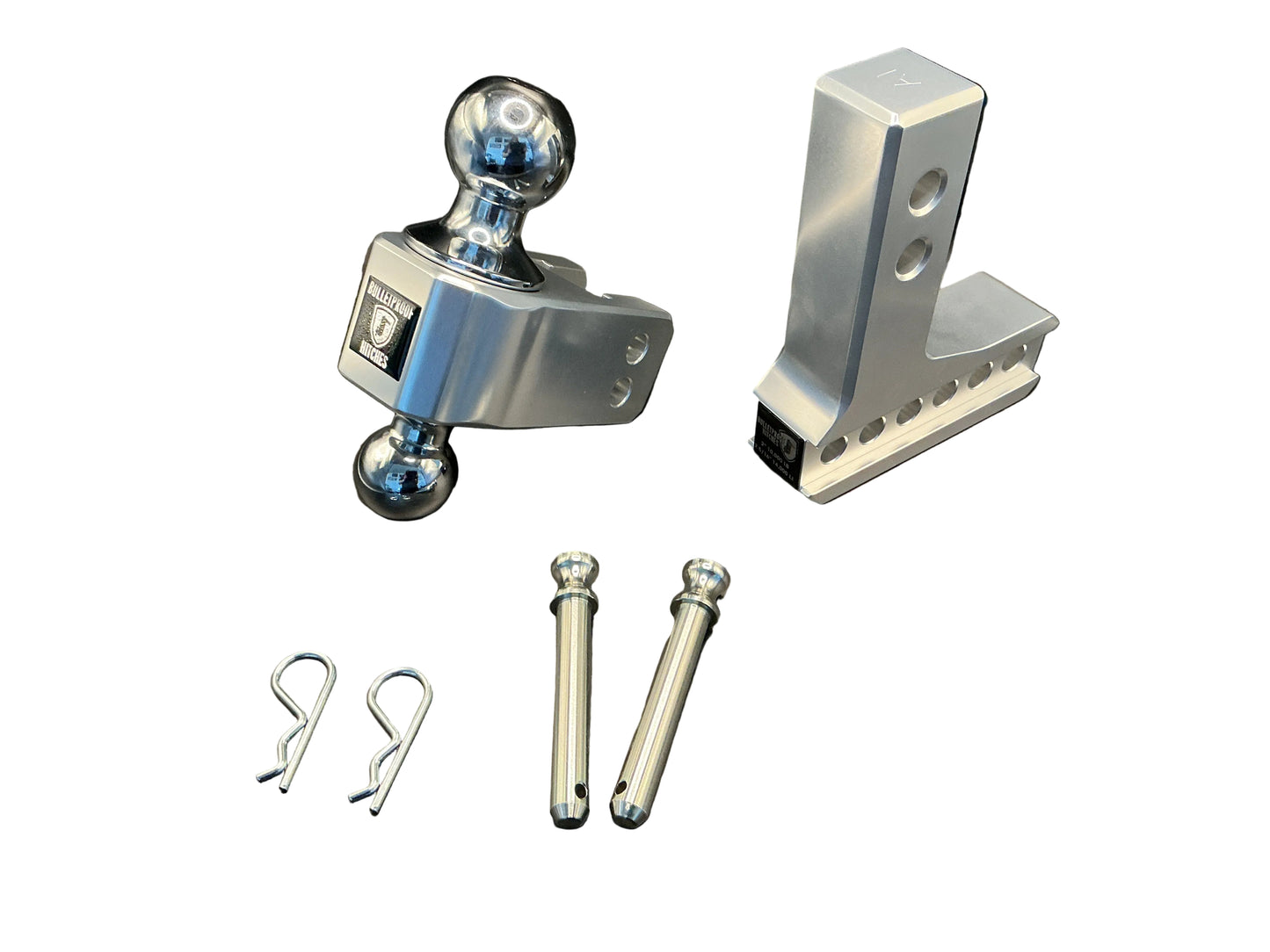 BULLETPROOF DROP/RISE HITCH 2" ALUMINUM MEDIUM DUTY