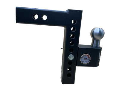 (WSF)AERO HITCH 8IN DROP HITCH WITH 2IN SHANK 12.5K BLACK