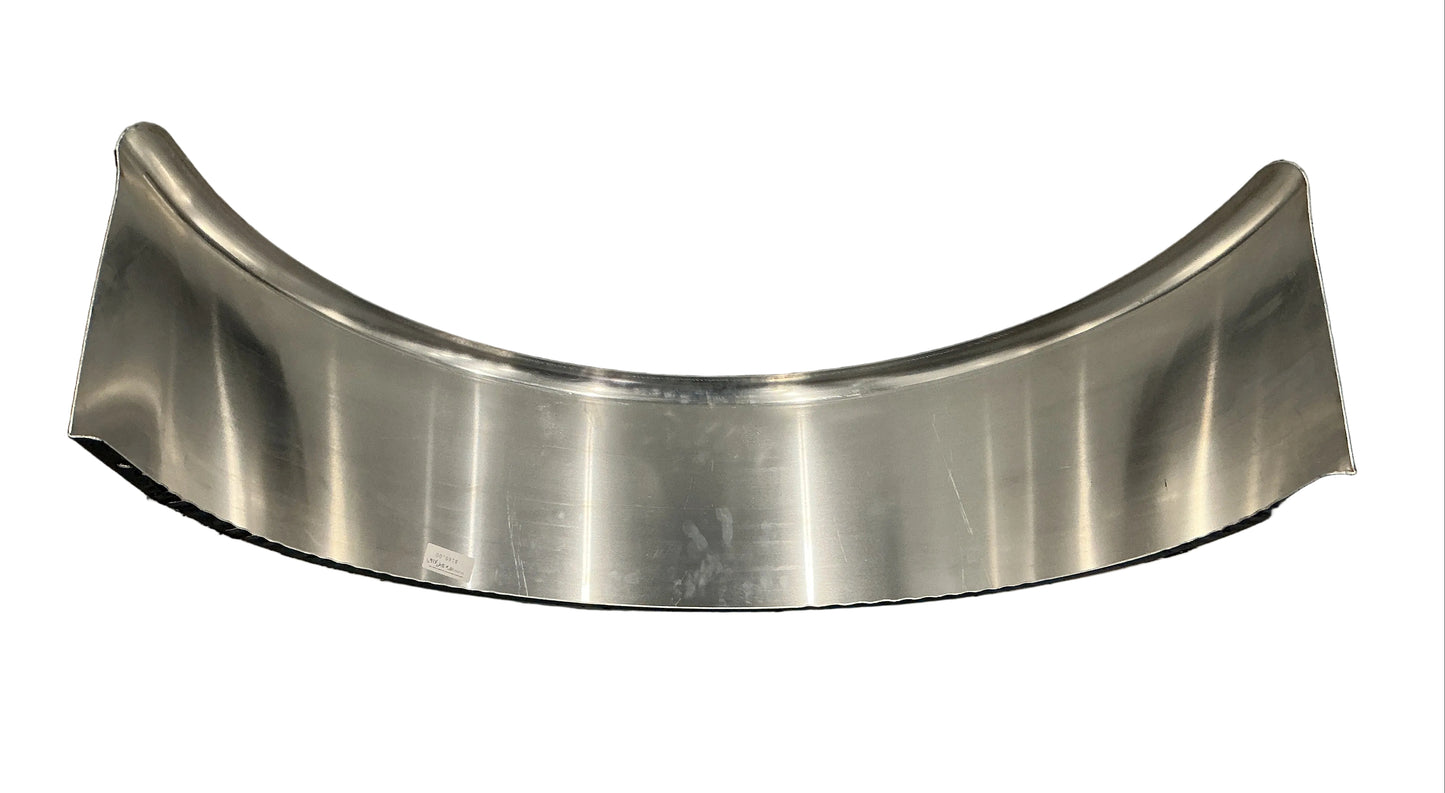 FENDER ALUMINUM SINGLE AXLE ROUND FOR HAULMARK AND WELLS CARGO 10x34x18