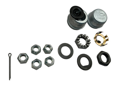 PRE-GREASED BOXED HUB & DRUM KIT FOR 3.5K 1.720" SEAL
