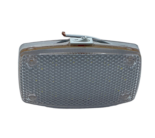 LED Opti-Brite Dome Light Rectangular, 18 Diodes, W/Switch