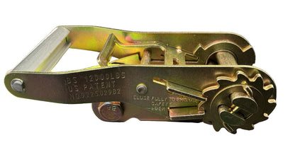 2" x 1' spin free  ratchet w/SSJH Fixed end (High Viz)