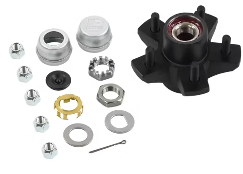 PRE-GREASED HUB KIT 3.5K 5 ON 4 3/4