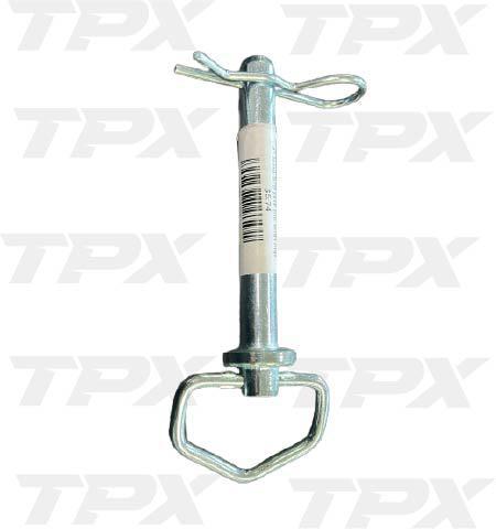 4" long 5/8 pull pin with clip