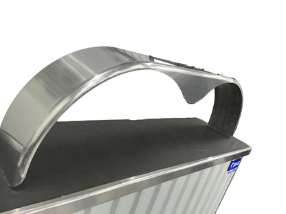 Fender, Tandem Axle, Teardrop, 9" W x 72" L x 20.50" H  Aluminum Smooth