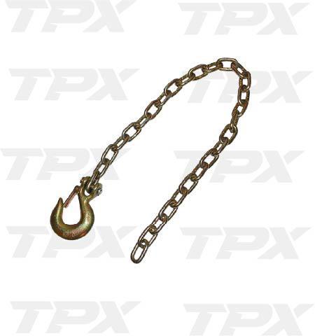 Safety Chain 3/8" x 36" G70 with Clevis Hook