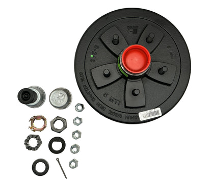 PRE-GREASED BOXED HUB&DRUM KIT FOR 3.5 550 W SPN HDWR