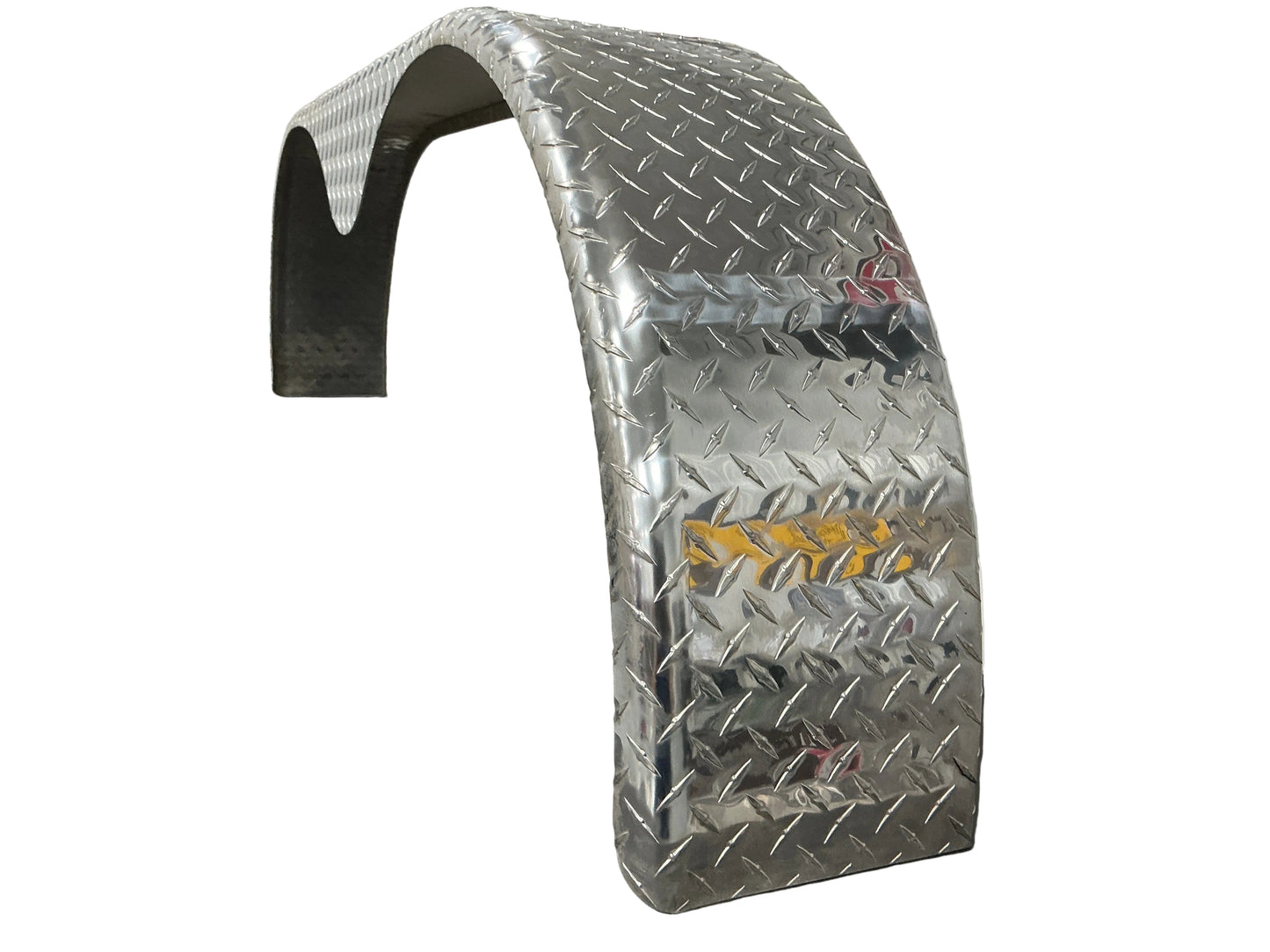 Fender Tandem Axle, Teardrop 9" W x 72" L  ALUM DIAMON PLATE