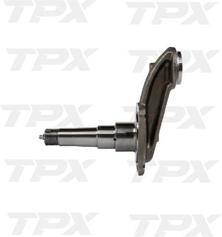 Drop spindle for 3,500lb axles with cotter hole, integrated flange