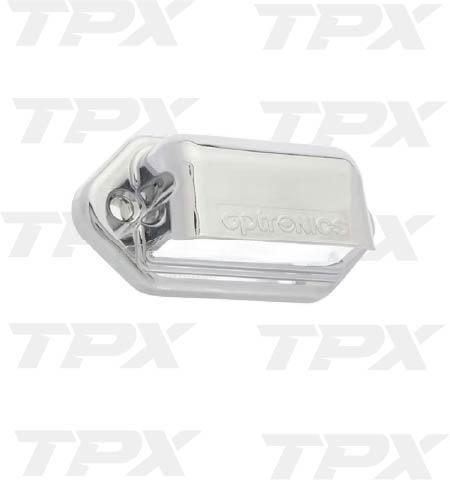 LED LICENSE PLATE LIGHT MINI CHROME 2 DIODES
