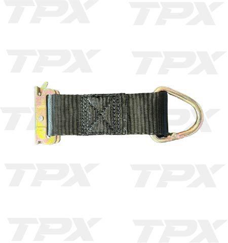 6"ROPE TIE OFF WITH SPRING E-FITTING & D-RING