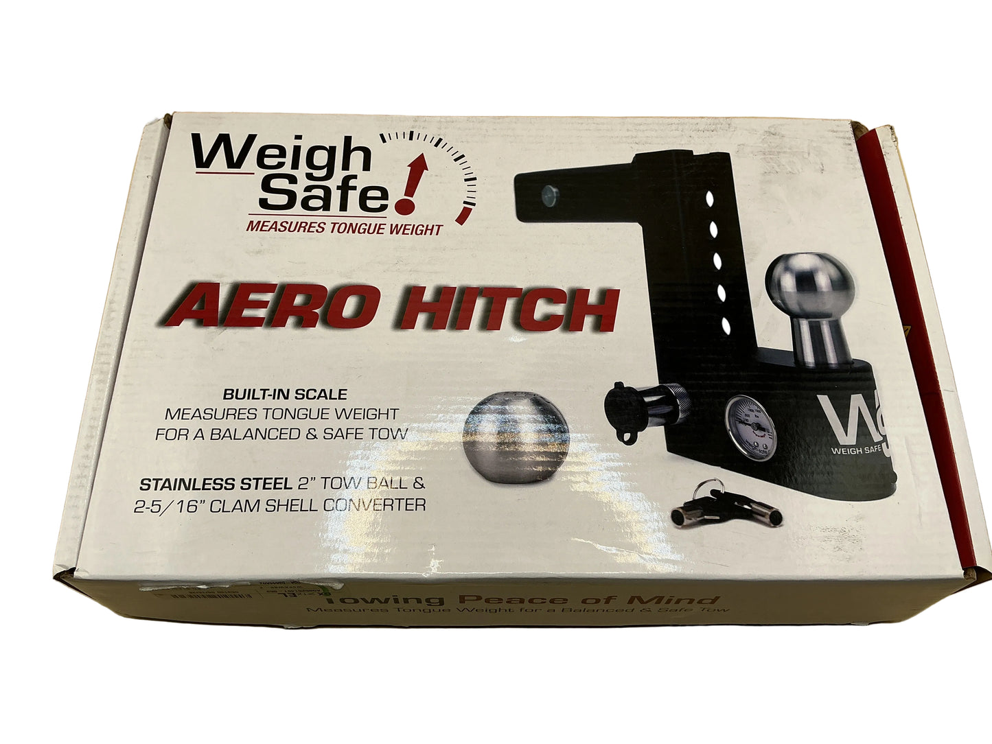 (WSF)AERO HITCH 8IN DROP HITCH WITH 2IN SHANK 12.5K BLACK